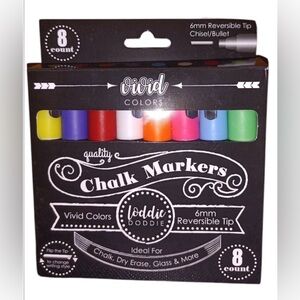 Chalk Markers Assorted Colors NIB